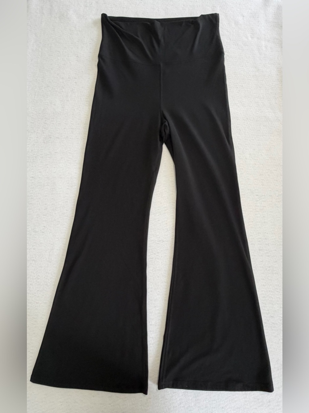 NWT - Fabletics Black Wide Leg Pants with Logo Tag